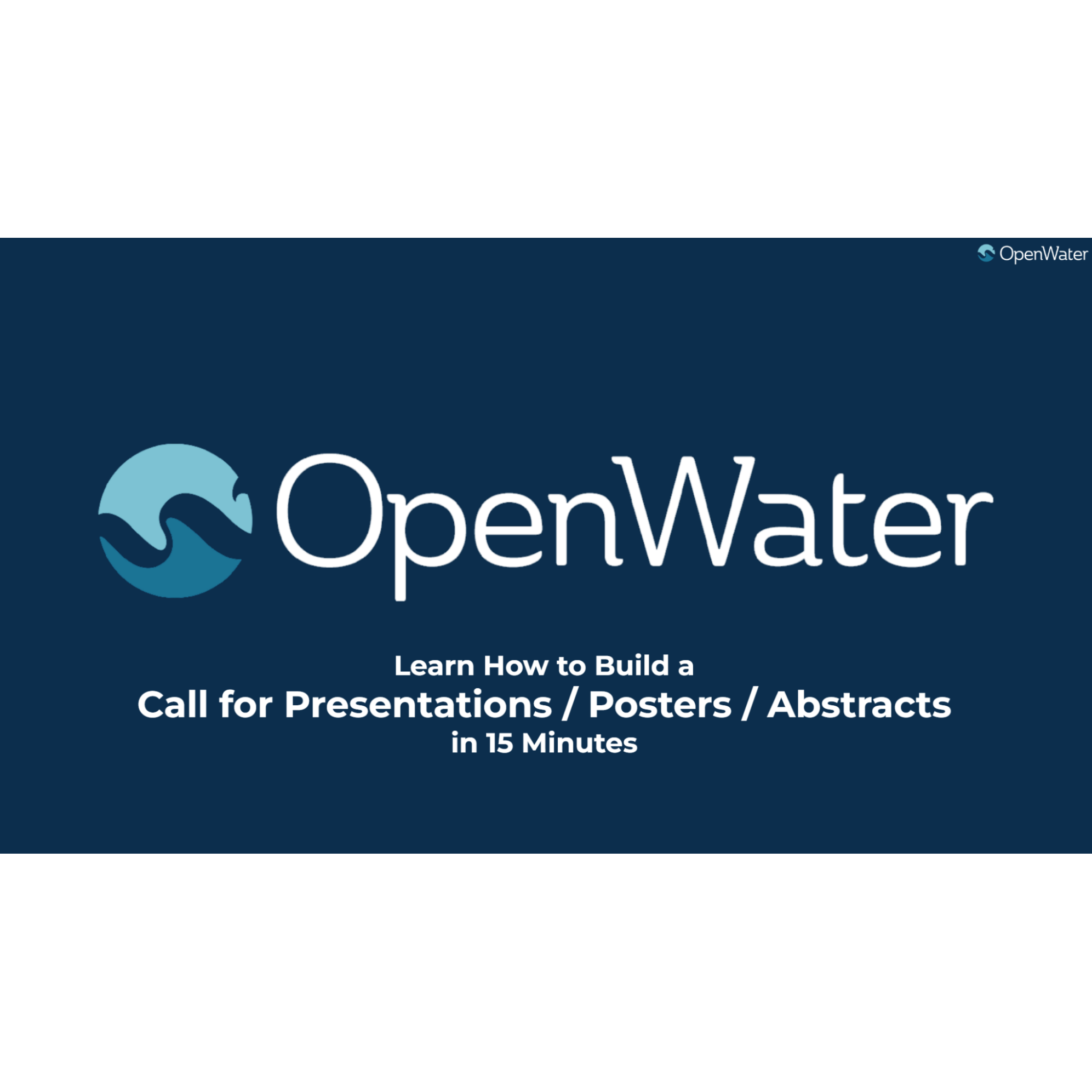 Call for Presentations / Posters / Abstracts