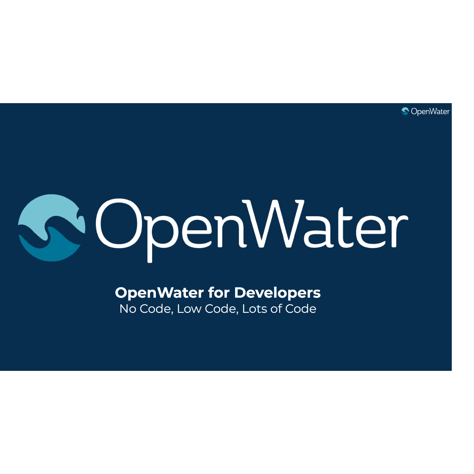 OpenWater for Developers